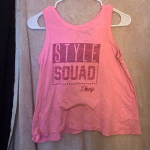 Pink tank top size 14/16 girls